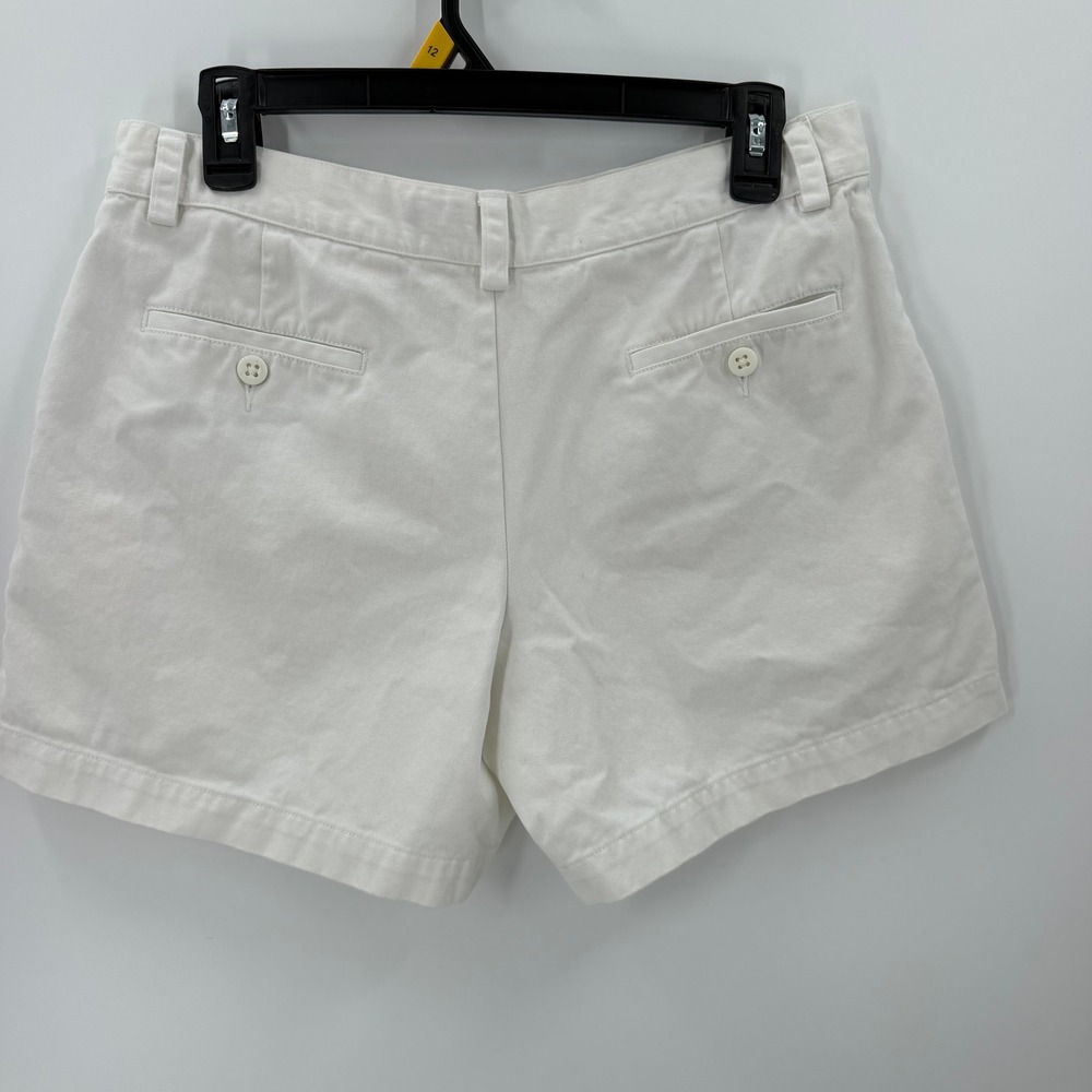 Ralph Lauren Sport Chino Shorts 8 White Embroidered Pony Preppy Classic - Picture 4 of 9